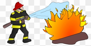 Firefighter Clipart - Png Download