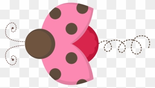 Png Freeuse Library And Brown Ladybug - Pink Ladybug Clipart Transparent Png