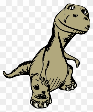 Dinosaur Hd Front View Clipart
