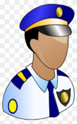 Vector Clip Art - Clipart Police Officer - Png Download