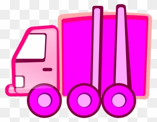 Pink Truck Clipart - Png Download