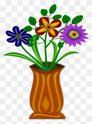 Flower Vase Silhouette Png Clipart