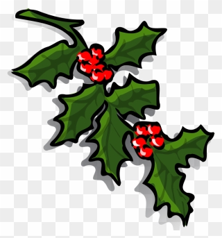 Free To Use Public Domain Christmas Clip Art - Christmas Holly Clip Art - Png Download