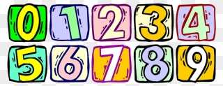 Clipart Numbers Transparent Background, Clipart Numbers - Transparent Number Clipart Png