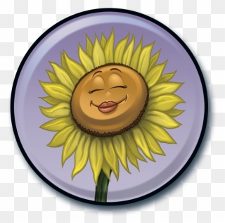 Sunflower Clipart Tall Sunflower - Circle - Png Download