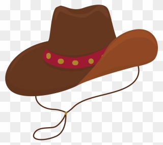 Cowboy Hat American Frontier Cowboy Hat Clip Art - Sombrero De Vaquero Caricatura - Png Download
