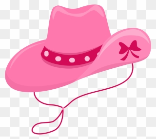 Hat "n - Pink Cowgirl Hat Clipart - Png Download
