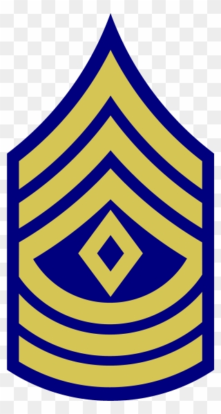 Army Vector - Army First Sergeant Rank Clipart