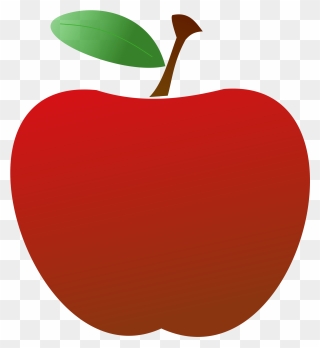 Red Apple Clipart - Transparent Background Apple Clipart - Png Download
