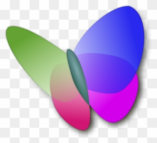 Large Msn Butterfly Logo Clipart - Msn - Png Download