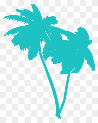 Clip Art Palm Trees Vector Graphics Image - Palm Tree Clip Art - Png Download