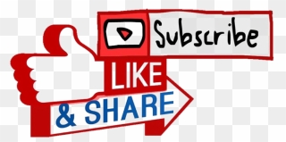 Youtube Subscribe Button Transparent Background - Like And Subscribe Button Clipart