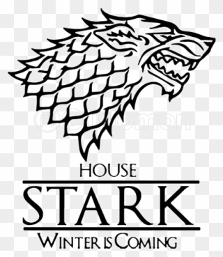 A Game Of Thrones Daenerys Targaryen House Stark Winter - Game Of Thrones Stark Logo Clipart