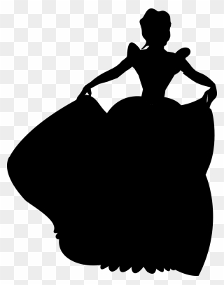 Princess Silhouette Clipart - Png Download