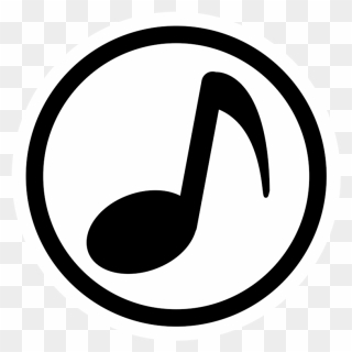 Line Art,blackandwhite,symbol - Music Logo Png Hd Clipart
