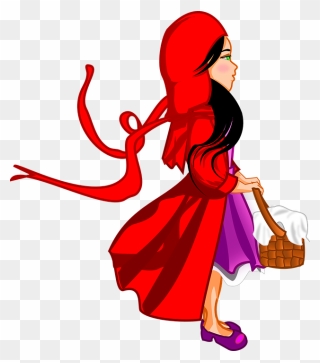 Le Petit Chaperon Rouge, Un Conte De Grimm - Little Red Riding Hood Transparent Clipart