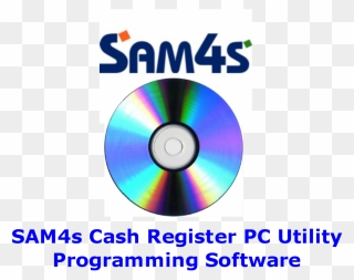 Sam4s Cash Register Pc Utility - Cd Clipart