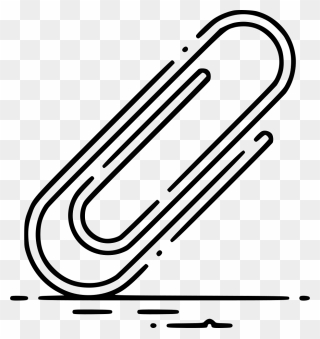 Paperclip - Portable Network Graphics - Png Download