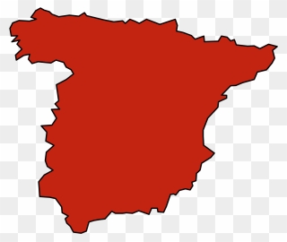Spain Map Clipart - Png Download