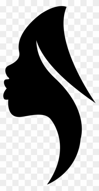 Side View Woman Silhouette Svg Png Icon Free Download - Black Woman Silhouette Png Clipart