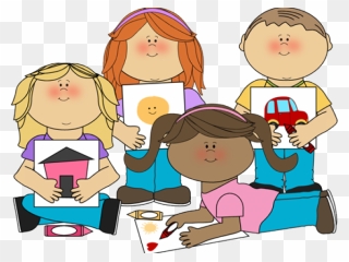 Kids At School Clipart - Png Download