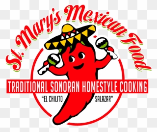 St Mary's Mexican Food Logo Clipart