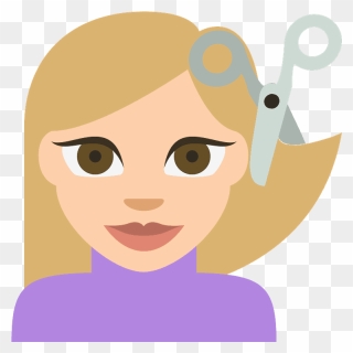 Person Getting Haircut Emoji Clipart - Hair Cut Emoji Png Transparent Png