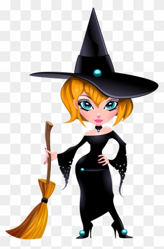 Tubes Halloween - Halloween Witches Clipart - Png Download