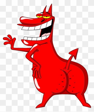 Demon - Devil From Cow And Chicken Clipart