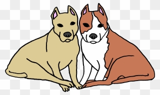 Dog Clipart Clipart 2 Dog - Two Dogs Clipart - Png Download
