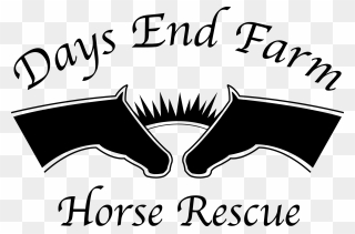 Days End Farm Horse Rescue - Illustration Clipart
