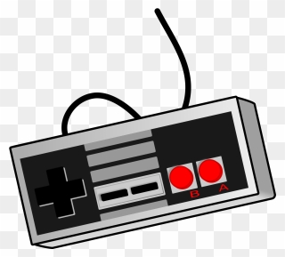 Computer Clip Art Retro - Transparent Background Video Game Controller Clipart - Png Download