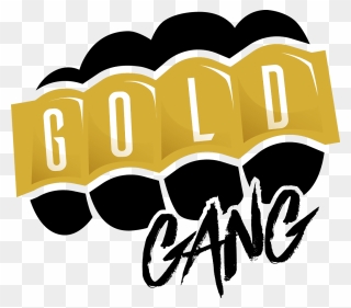 #gold #gang #brass #knuckles - Gold Gang Clipart