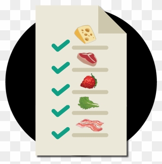 Fun Grocery List Clip Art - Png Download