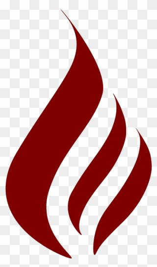 Maron Flame Logo Svg Clip Arts - Png Download