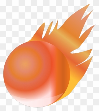 Fire Ball Svg Clip Arts - Red Fire Ball - Png Download