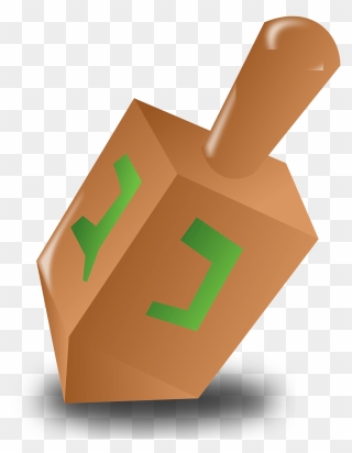 Free To Use &amp, Public Domain Jewish Clip Art - Animated Dreidel - Png Download