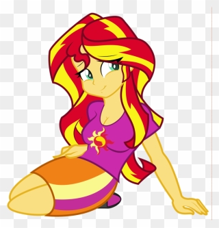 Skin Clipart Hand Grab - Sunset Shimmer Busty Sexy - Png Download