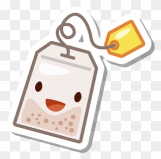 #tea #cute #cartoon #teabag #colorful - Milk Tea Sticker Png Hd Clipart