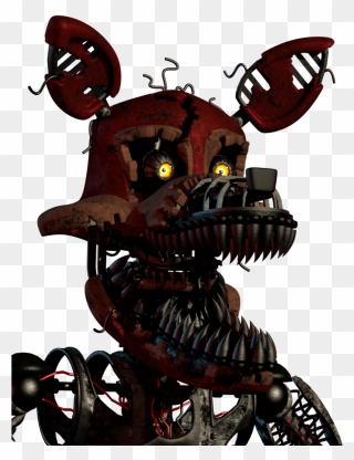 Five Nights At Freddy"s 4 Nightmare Jump Scare - Five Nights At Freddy's Foxy Nightmare Clipart