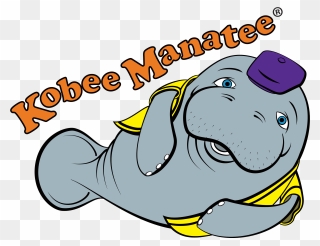 Kobee Manatee Logo - Fun Manatee Clipart - Png Download