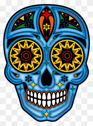 Day Of The Dead Skull Png Clipart