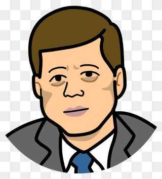 Transparent Andrew Jackson Clipart - Cartoon Of John F Kennedy - Png Download