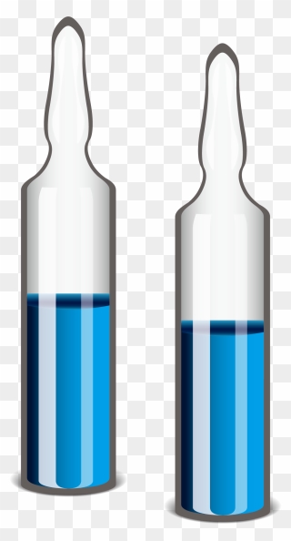 Glass Bottle Pharmaceutical Drug Medicine - Ampul Obat Png Clipart