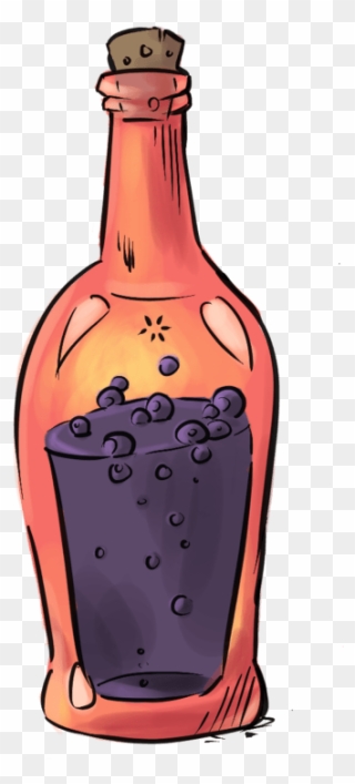 Witch Brew - Glass Bottle Clipart