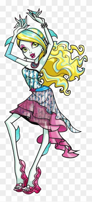 Transparent Day Of The Dead Clipart - Monster High Dot Dead Gorgeous Lagoona - Png Download