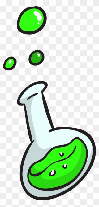 Chemistry Clip Green Potion - Png Download