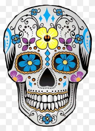 Day Of The Dead Skull Clipart