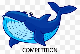 As A Whale Our Swimmers Are Working On Competition - Animales Mamiferos Acuaticos Animados Clipart