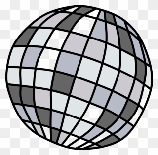 Disco Ball, Silver - Disco Ball Clipart - Png Download